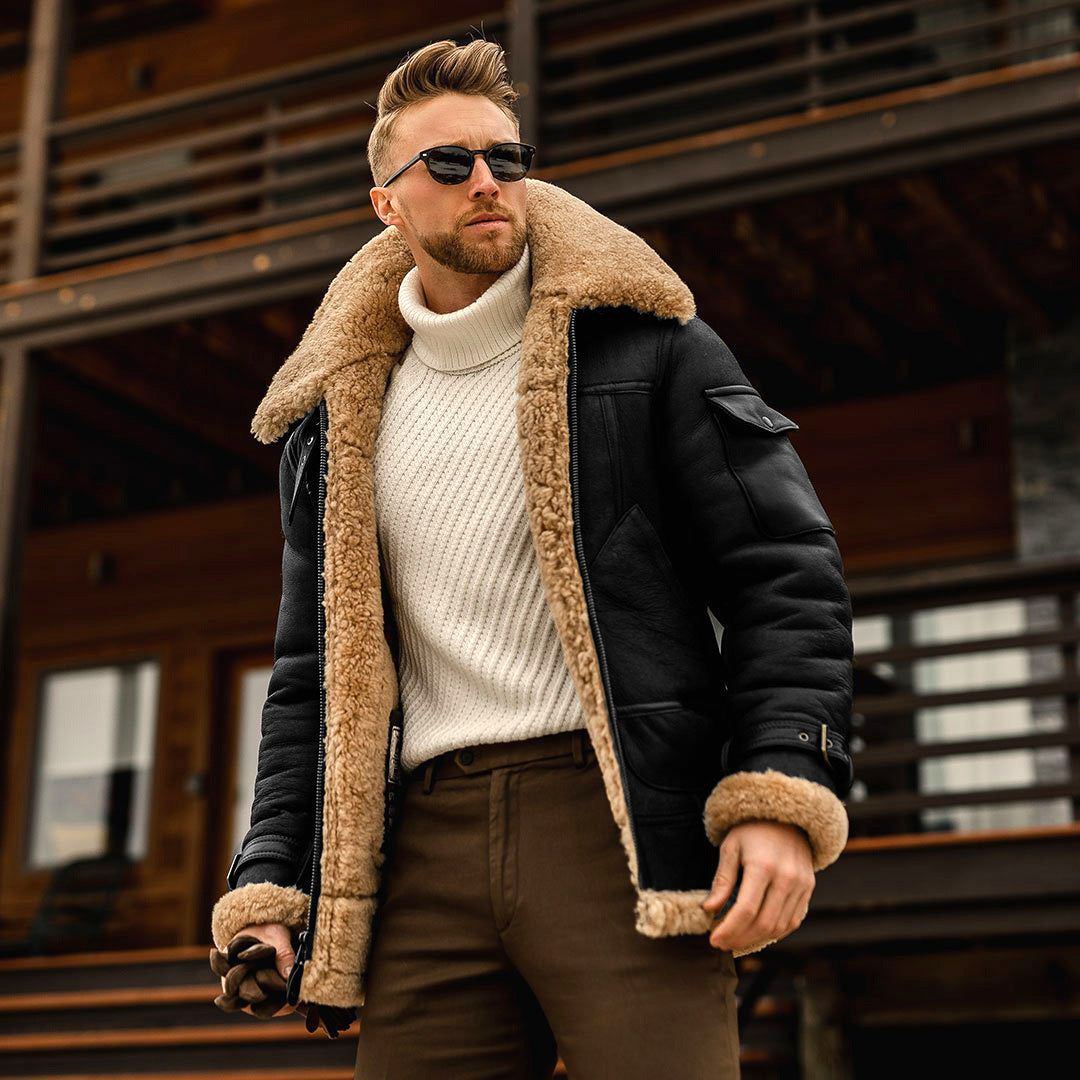 Fur Winter Men's Jacket