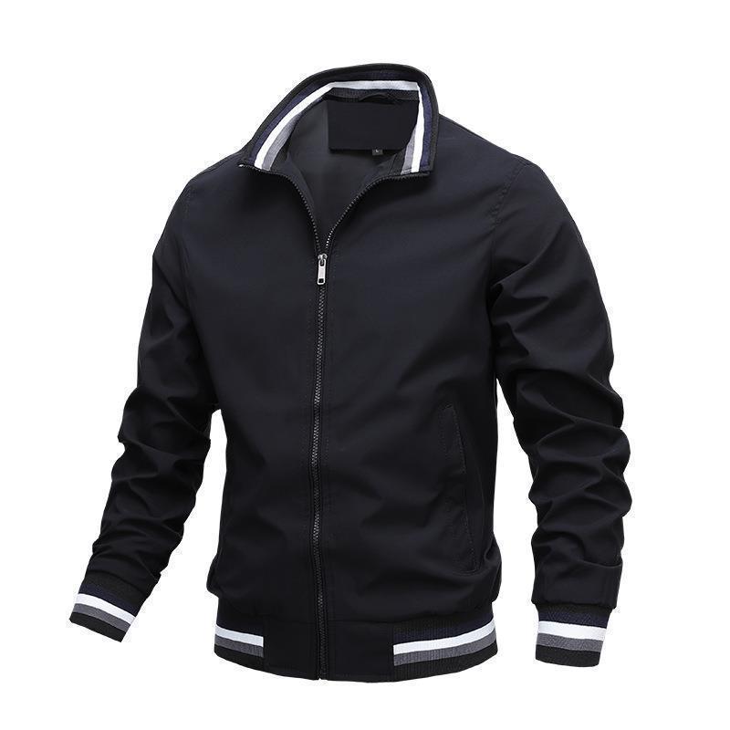 Baseball Unhooded Slim Fit Jacket