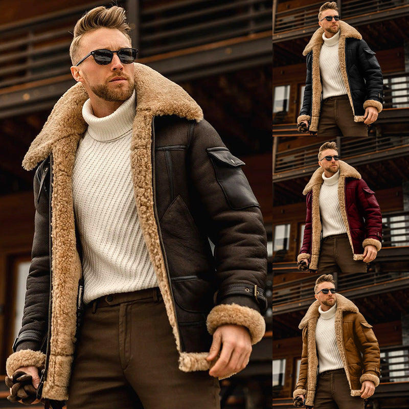 Fur Winter Men's Jacket