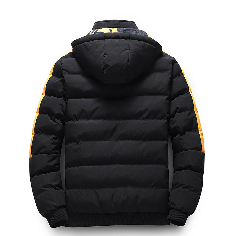 Base Cotton-Padded Winter Jacket For Men