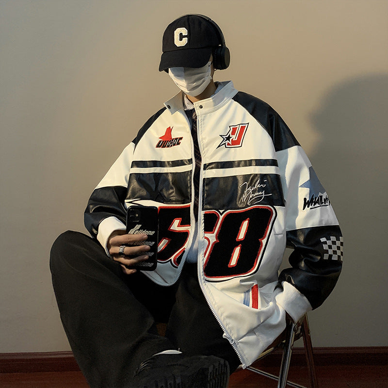 American Style Motorcycle Hip-hop Jacket