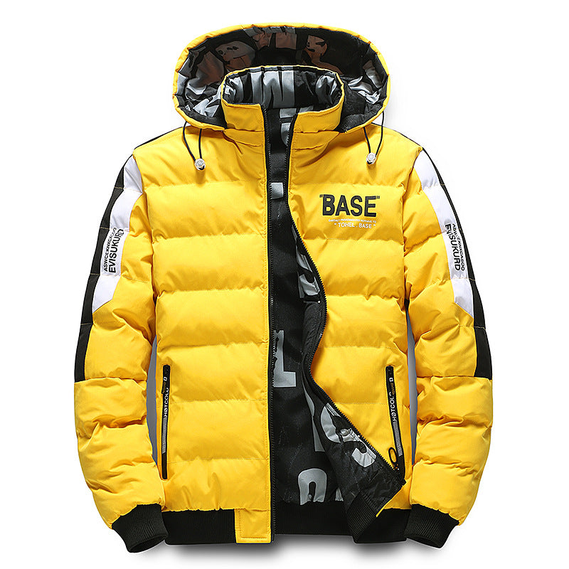 Base Cotton-Padded Winter Jacket For Men