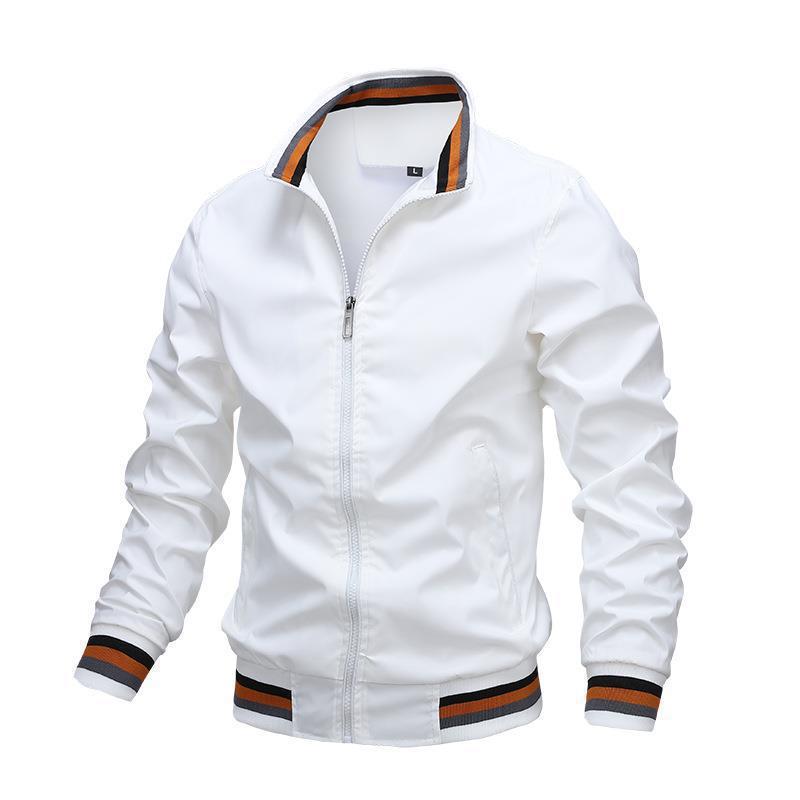 Baseball Unhooded Slim Fit Jacket