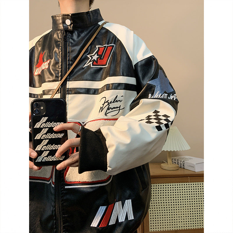 American Style Motorcycle Hip-hop Jacket