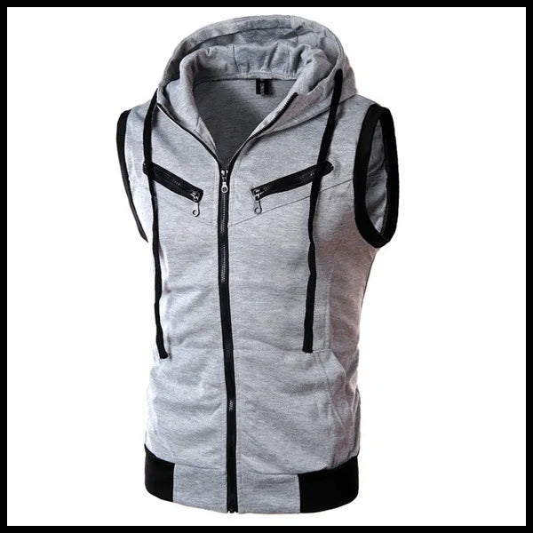 Spring Slim Fit Gym Sleeveles Sweater