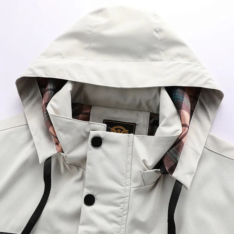 ''FIND YOUR OWN WAY'' Waterproof Hooded Jacket