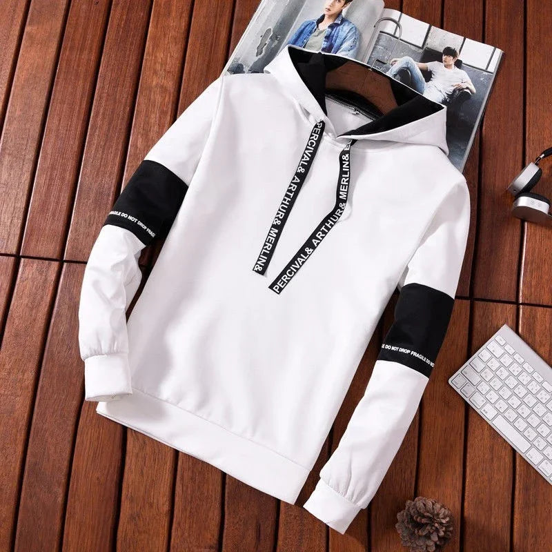 Men's Casual Long Sleeve Spring Hoodie